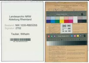 Entnazifizierung Wilhelm Tauber , geb. 29.04.1911 (Kaufmaennischer Angestellter)