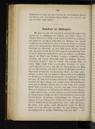 Unbestand der Glücksgüter.