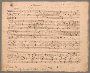 3 Lieder, Singstimme, Klavier, op. 11/2, op. 12 - BSB Mus.Schott.Ha 8539-2