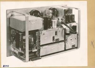 Präzisionsfrequenzmessplatz, Einschub 2923 Rückseite; Foto 1953