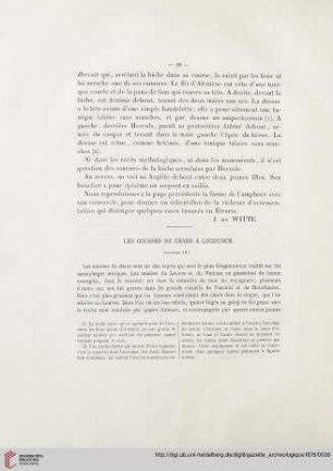 Les courses de chars à Lugdunum