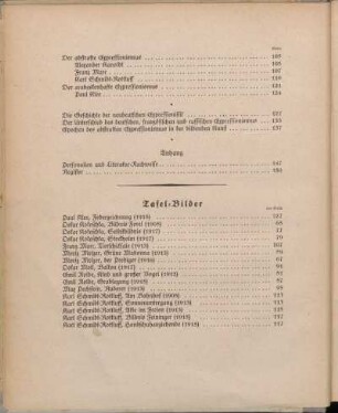 Tafel-Bilder [Verzeichnis]