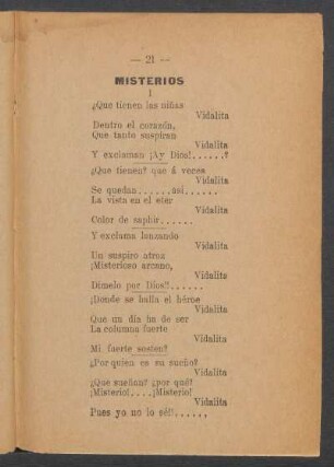 Misterios
