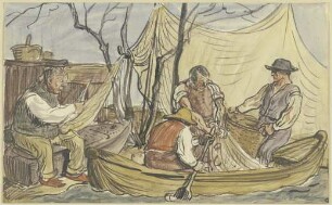 Ausziehende Fischer