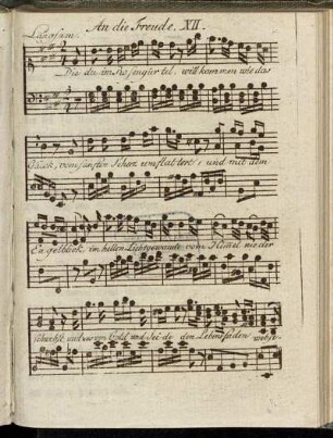 An die Freude. XII.