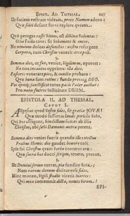 Epistola II. Ad Thessal.