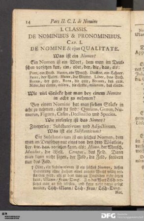 Cap. I. De Nomine & ejus Qualitate