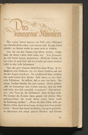 Das mausgraue Männlein