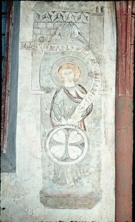 Zehnter Apostel: Matthäus (Südseite, östliches Wandfeld)