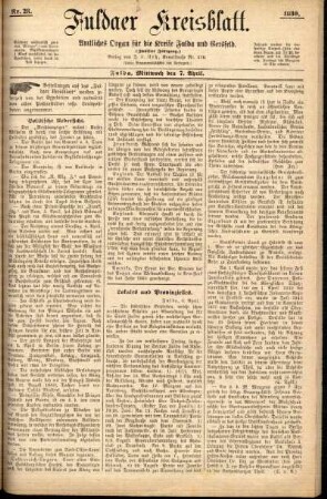 Ausgabe vom Mittwoch, den 07. April 1880.