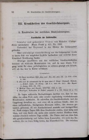 III. Krankheiten der Geschlechtsorgane