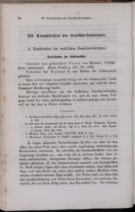 III. Krankheiten der Geschlechtsorgane