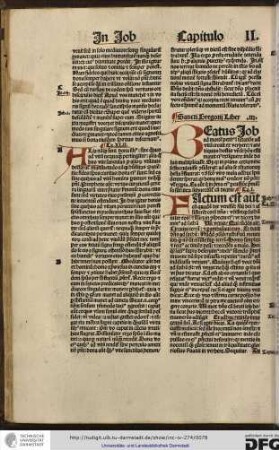 Sancti Gregorii liber III.