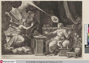 [Die Verkündigung; The Annunciation; L'Annonciation; Luk. 1, 26-38]