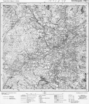 849 Berchtesgaden Topographische Karte von Bayern 1:25.000 [Positionsblätter]