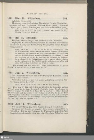 558. 1613, Juli 14. Wittenberg