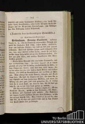 (Familie der heideartigen Gewächse.)