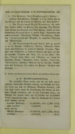 B. Volks- und Staatsverhältnisse der preußischen Monarchie
