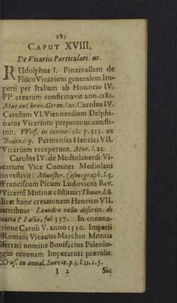 Caput VIII. De Vicatriis Particularibus.