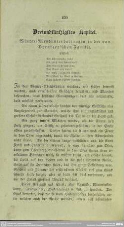 Dreiundfünfzigstes Kapitel. Winter-Abendunterhaltungen in der von Dornberg'schen Familie