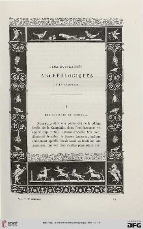 2. Pér. 21.1880: Deux nouveautés archéologiques de la Campanie, 1