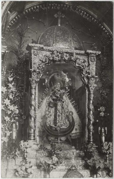 Interior view of a church (altar)