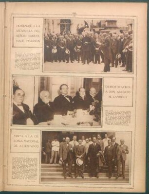 Homenaje a la memoria del señor Samuel Hale Pearson