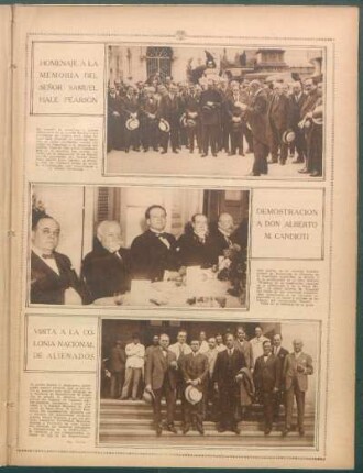Homenaje a la memoria del señor Samuel Hale Pearson
