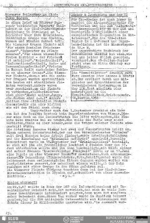 Dialog abgesagt?