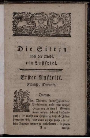 Erster Auftritt. - Vierter Auftritt.