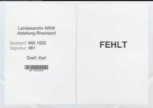 Entnazifizierung Karl Greif, geb. 24.02.1904 (Hochbautechniker)