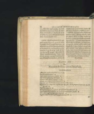 Caput III. De Natura & divisione iurium Maiestatis.