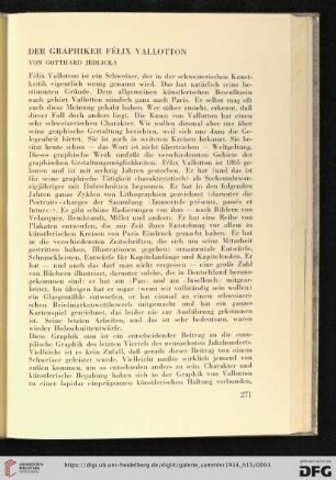 2: Der Graphiker Félix Vallotton