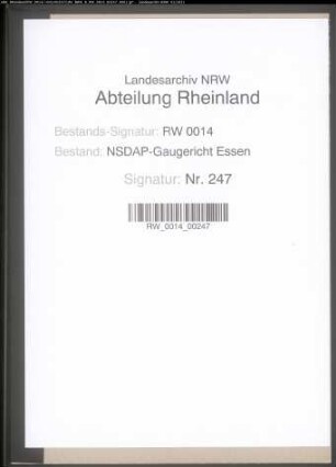 Stattgabe der Beschwerde des Pg. Heinrich ACKERMANN, geb. 27.7.1893, Arbeiter in Veen (Kreis Moers), gegen den Ausschluß wegen Interessenlosigkeit (Beitragsrückstände)