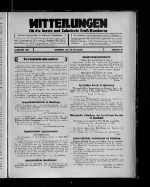 Jahrgang 1931, Hamburg, den 29. November, Nummer 48