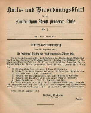 3. Januar-25. Dezember = Nr. 1-52