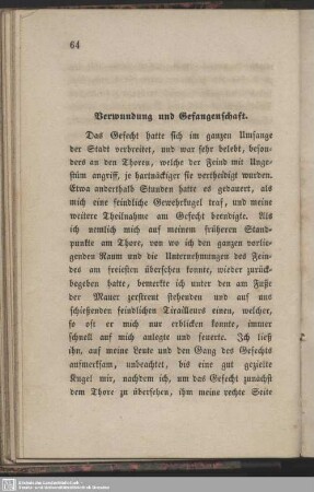 Verwundung und Gefangenschaft