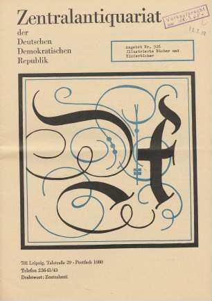 Nr. 926: Illustrierte Bücher und Kinderbücher