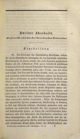 Grundriß der griechischen Litteratur : mit einem vergleichenden Ueberblick der Römischen, 2. Geschichte der griechischen Poesie