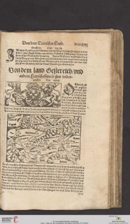 Von dem land Oestereich / vnd andern Herrschafften so ihm vnderworffen
