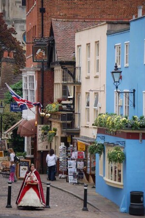 Altstadtgasse in Windsor am Schloss