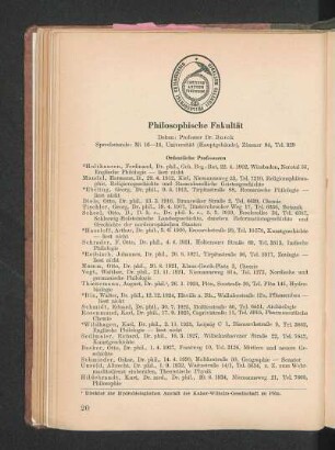 Philosophische Fakultät