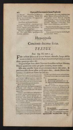 Concionis decimae sextae.