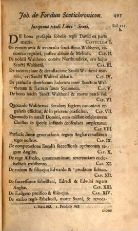 Johannis De Fordun Scotichronicon Genuinum : Una cum ejusdem Supplemento ac Continuatione. 3
