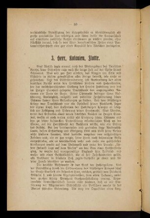 30, 3. Heer, Kolonien, Flotte