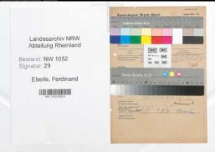 Entnazifizierung Ferdinand Eberle , geb. 00.00.0000 (Buchhalter)