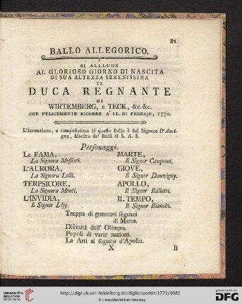 Ballo allegorico