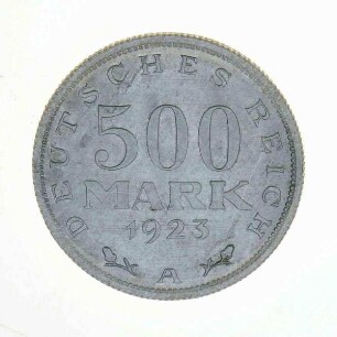 "500 Mark", 1923"