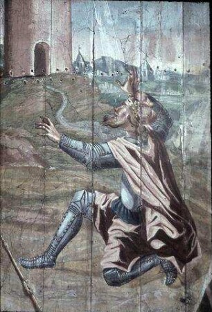Alfons, König von Portugal, vom Kruzifix zum Krieg gegen die Mauren berufen