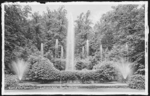 Lichtenwalde. Wasserkünste im Schlosspark